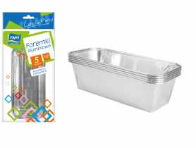 Foremki aluminiowe 500 ml 5 szt.RAVI