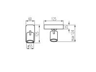 Zdjęcie: Oprawa oświetleniowa KB Dono EL-1I B KINGBERRY
