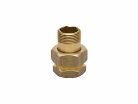 Śrubunek prosty z oringiem 1 mosiądz TYCNER