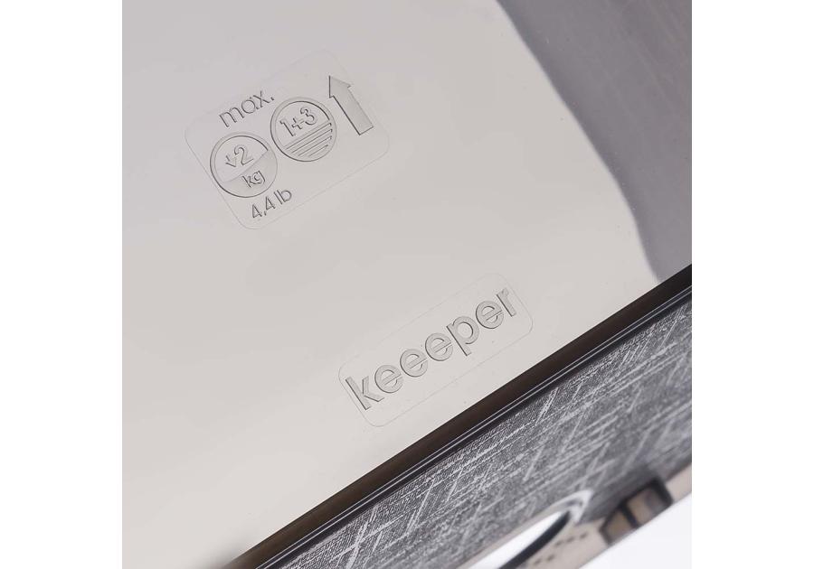 Zdjęcie: Pojemnik lifestyle-box lotta 1,8 L crystal grey transparent KEEEPER