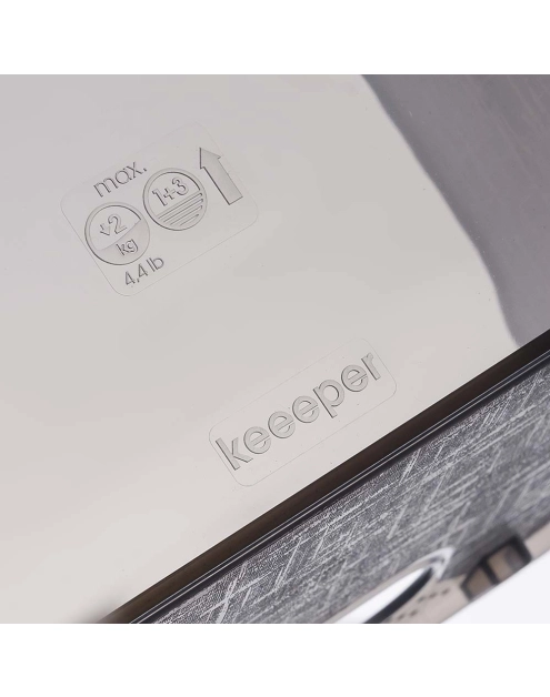 Zdjęcie: Pojemnik lifestyle-box lotta 1,8 L crystal grey transparent KEEEPER