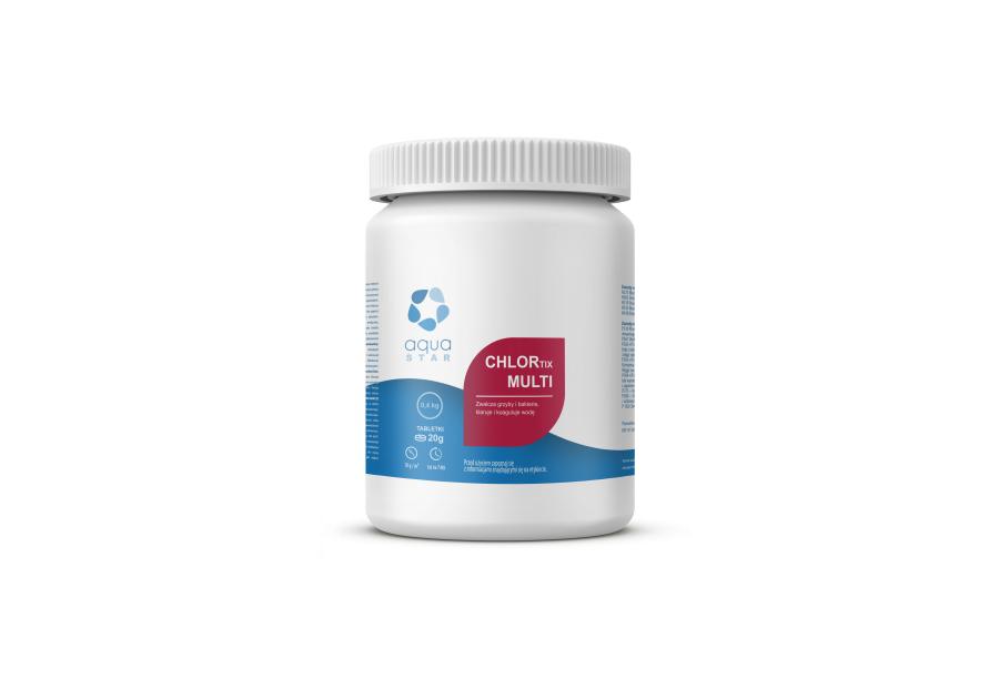 Zdjęcie: Tabletki do klarowania i dezynfekcji wody basenowej Chlortix Muti 0,4 kg AQUA STAR