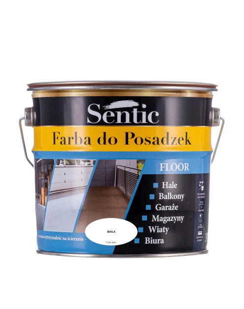 Zdjęcie: Farba do posadzek 3 L biała SENTIC