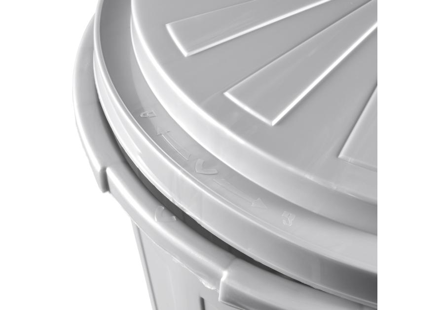 Zdjęcie: Pojemnik do segregacji Mats 50 L silver KEEEPER