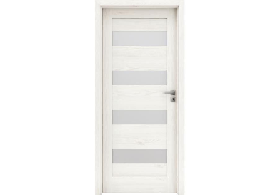 Zdjęcie: Drzwi wewnętrzne Milano 1, 70 cm prawe modrzew syberyjski INVADO