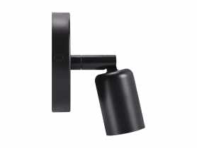 Oprawa ścienno-sufitowa Uno E27 1C kolor czarny 40 W STRUHM