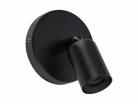 Oprawa ścienno-sufitowa Uno E27 1C kolor czarny 40 W STRUHM