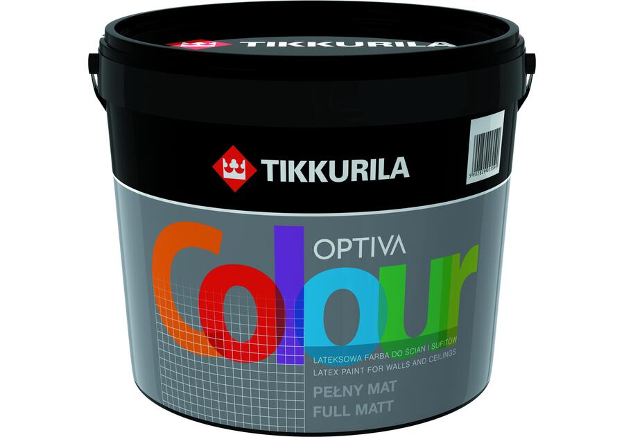 Zdjęcie: Farba lateksowa Optiva Colour baza AP 10, 9 L TIKKURILA