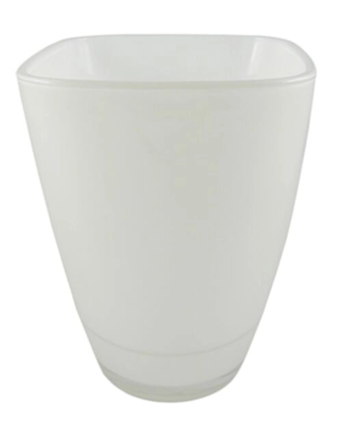Zdjęcie: Osłona doniczkowa szklana Amaranta satyna biały mat CERMAX