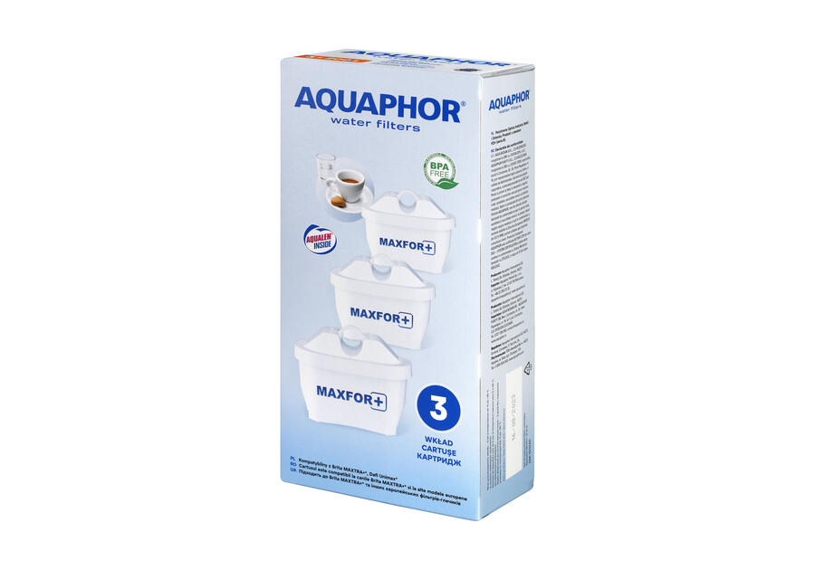 Zdjęcie: Wkład filtrujący Aquaphor Maxfor+ 3 sztuki AQUAPHOR