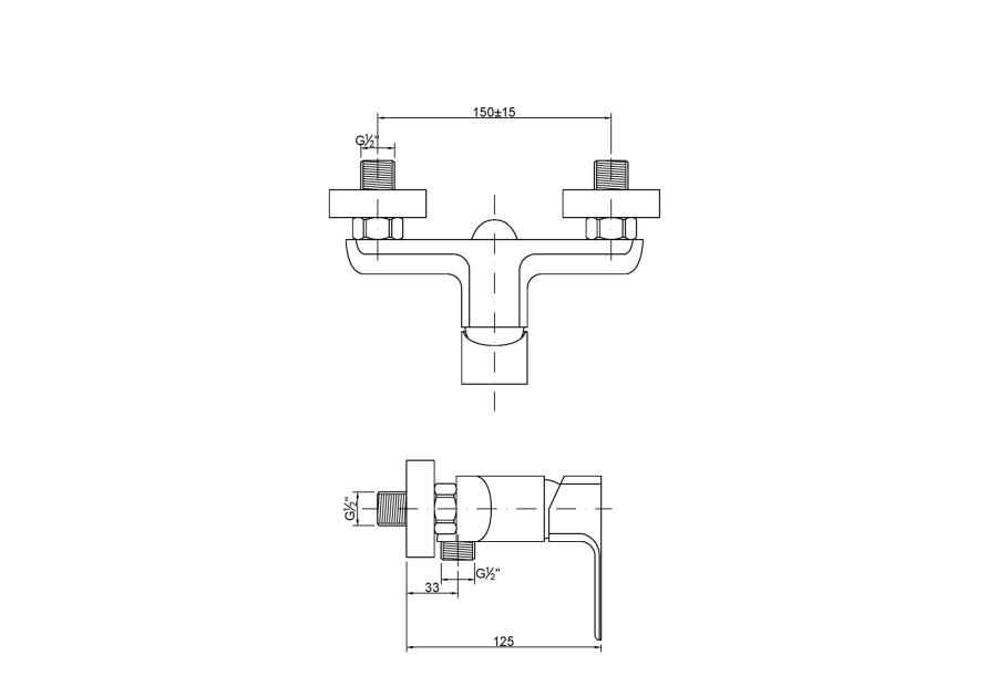 Zdjęcie: Bateria natryskowa Nyks chrom INVENA