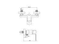 Zdjęcie: Bateria natryskowa Nyks chrom INVENA