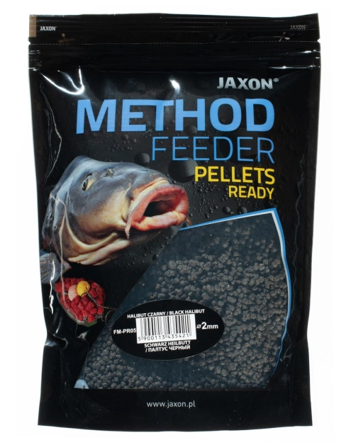 Zdjęcie: Pellets method feeder ready 2 mm halibut czarny 500 g JAXON