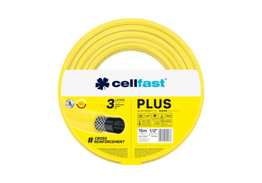 Zdjęcie: Wąż ogrodowy Plus 1/2" 15 m CELLFAST