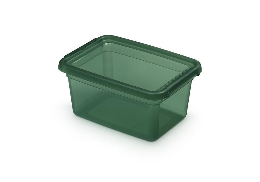 Zdjęcie: Pojemnik z pokrywką i klipsami 14x19x9 cm 1,5 L Pine (2242) Basestore ORPLAST