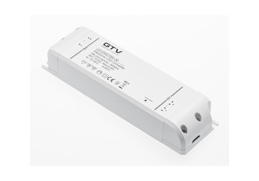 Zdjęcie: Transformator LED 12 V - 75 W GTV