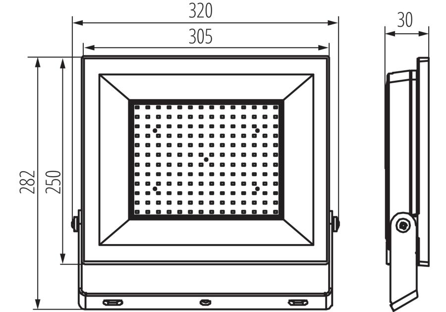 Zdjęcie: Naświetlacz LED Grun NV LED-150-B MILEDO