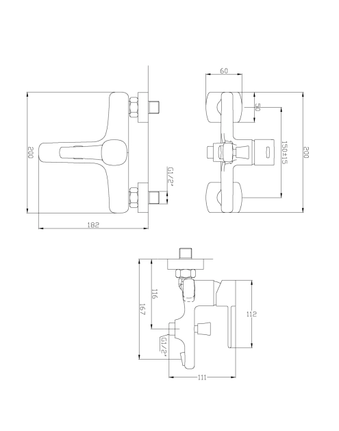 Zdjęcie: Bateria wannowa Glamour złota INVENA