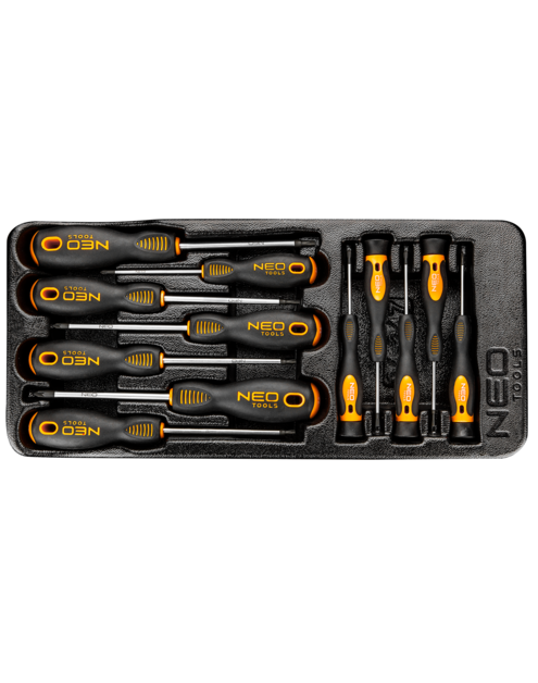 Zdjęcie: Wkrętaki PZ, TX, precyzyjne, zestaw 12 sztuk, wkładka NEO