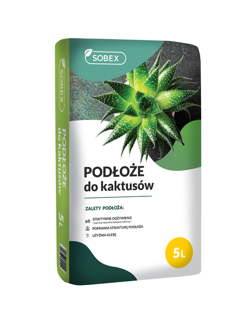 Zdjęcie: Podłoże do kaktusów i innych sukulentów 5L SOBEX