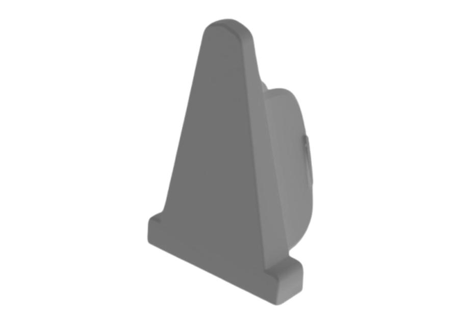 Zdjęcie: Zatyczka PVC do listwy do boniowania BP19, BP19 CAP szary ciemny BELLA PLAST