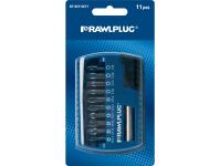 Zdjęcie: Zestaw bitów 25 mm PZ1 PZ2, PZ3, PH1, PH2,PH3, T20, T25, T30 adapter 60 mm - blister - RAWLPLUG