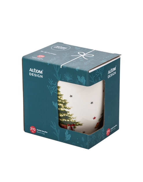 Zdjęcie: Kubek baryłka 370 ml dekoracja winter time A ALTOM DESIGN