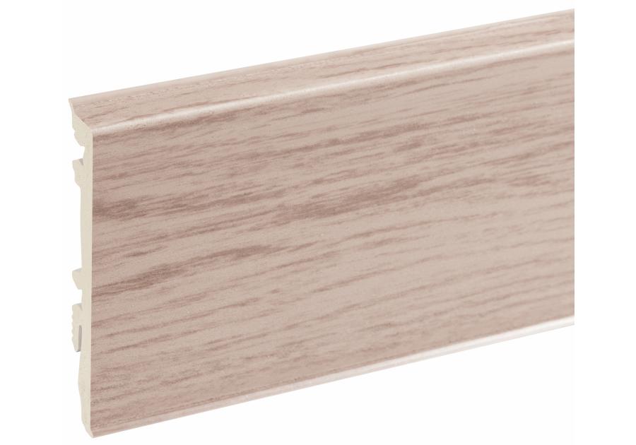 Zdjęcie: Listwa przypodłogowa PVC Masterline 1,3x8 cm, 2,2 m Chalky brown Mat CEZAR