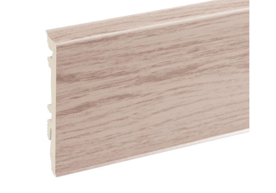 Zdjęcie: Listwa przypodłogowa PVC Masterline 1,3x8 cm, 2,2 m Chalky brown Mat CEZAR