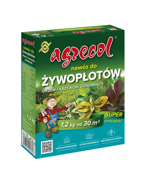 Zdjęcie: Nawóz do żywopłotów, drzew i krzewów ozdobnych 1,2 kg AGRECOL