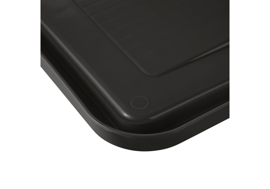 Zdjęcie: Pokrywa do pojemnika Robert i kosza transport box mała grafit KEEEPER