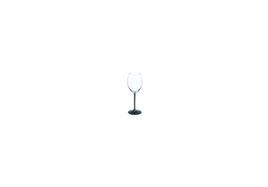 Zdjęcie: Kieliszek na wino czerwone 330 ml na czarnej nóżce ALTOMDESIGN