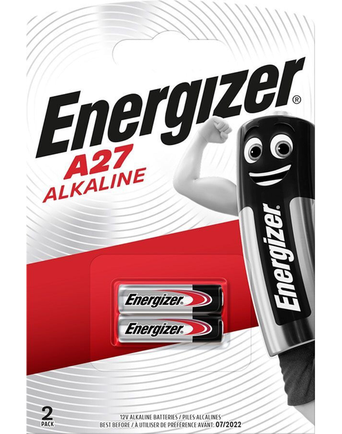 Zdjęcie: Bateria specjalistyczna alkaliczna A27 blister 2 szt. ENERGIZER
