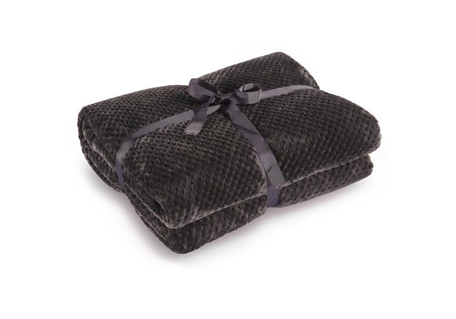 Zdjęcie: Koc Henry charcoalcoal 220x240 cm DECOKING