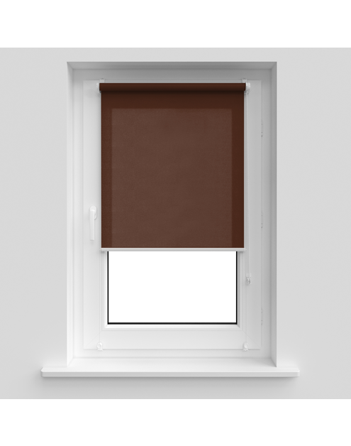 Zdjęcie: Roleta Mini Lux 96x150 cm kolor 519 ciemny brąz DECODESIGN