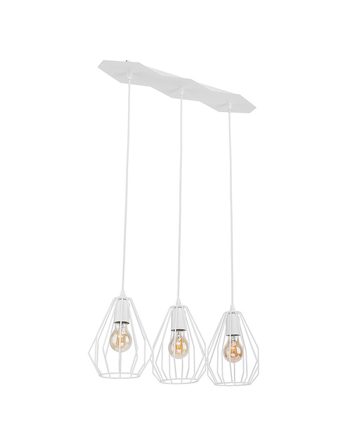 Zdjęcie: Lampa wisząca Brylant 3 x E27 biała 2225 TK LIGHTING