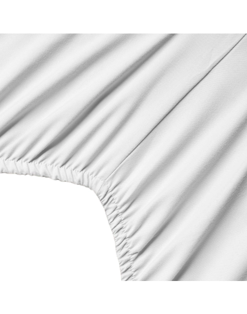 Zdjęcie: Prześcieradło z gumką mikrowłókno Soft 220x200+30 cm białe EUROFIRANY
