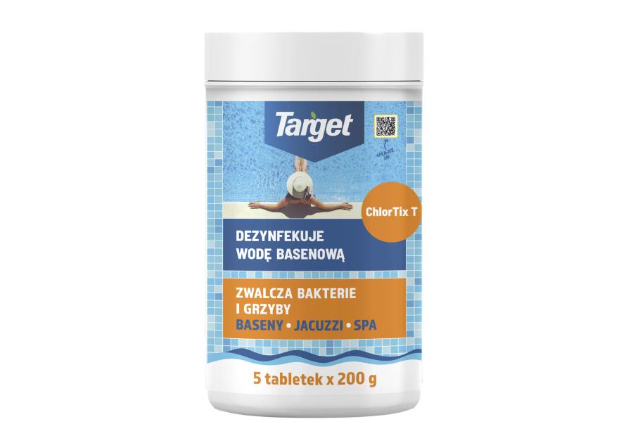 Zdjęcie: Preparat do dezynfekcji wody basenowej Chlortix 1 kg tabletki TARGET