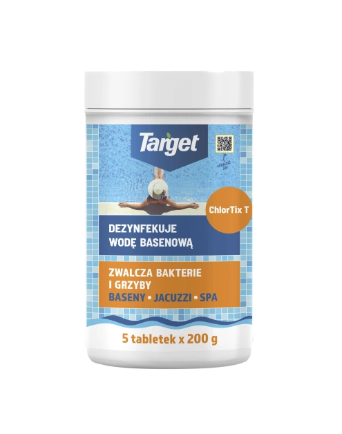 Zdjęcie: Preparat do dezynfekcji wody basenowej Chlortix 1 kg tabletki TARGET