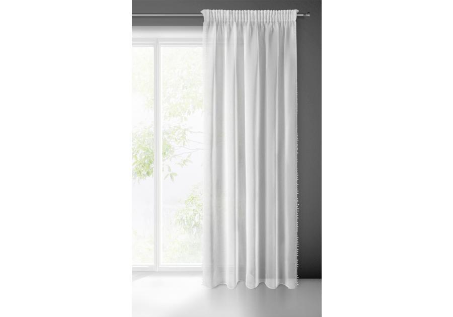 Zdjęcie: Firana gotowa Almina na taśmie 140x270 cm biały EUROFIRANY