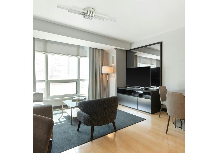 Zdjęcie: Plafon Olaf nikiel LED ADRILUX