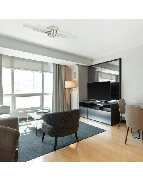 Zdjęcie: Plafon Olaf nikiel LED ADRILUX