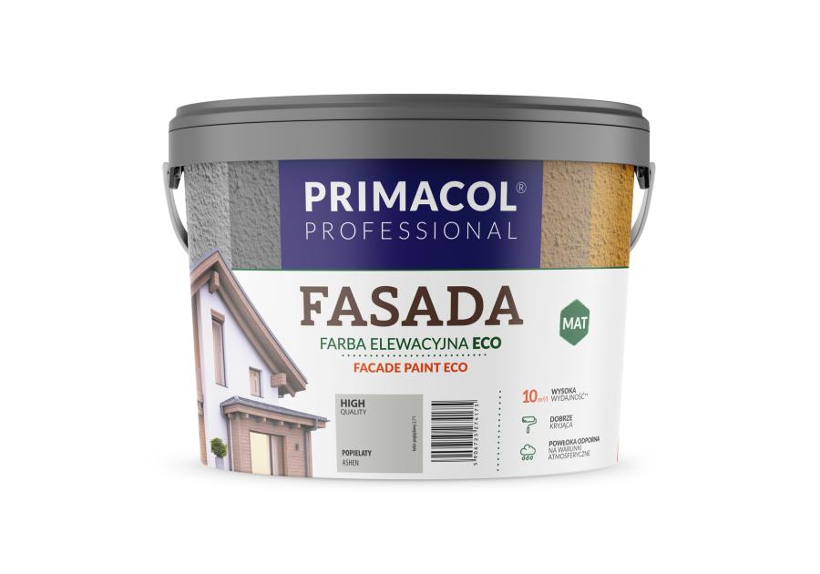 Zdjęcie: Farba Fasada Eco popielaty 2,7 L PRIMACOL