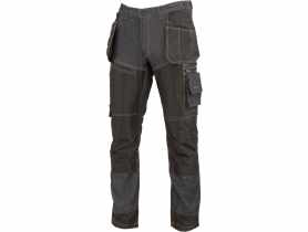 Spodnie jeansowe czarne ze wzmocnieniami, S, CE, LAHTI PRO