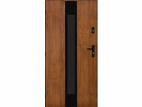 Drzwi zewnętrzne nil złoty dąb 90l komplet PANTOR