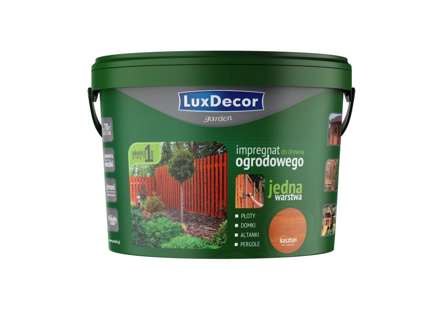 Zdjęcie: Impregnat Garden 10 L kasztan LUXDECOR