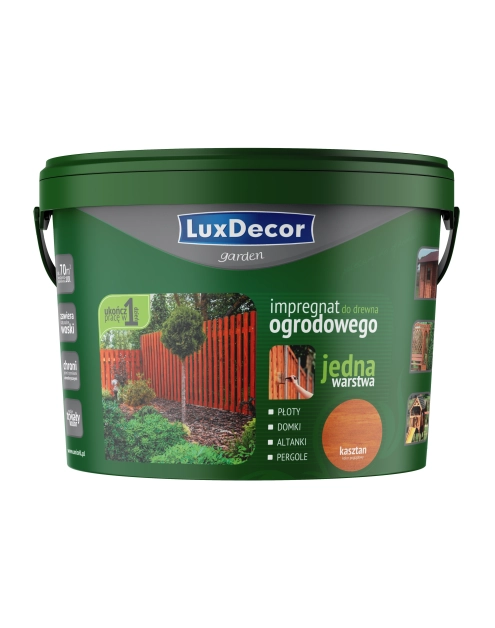 Zdjęcie: Impregnat Garden 10 L kasztan LUXDECOR