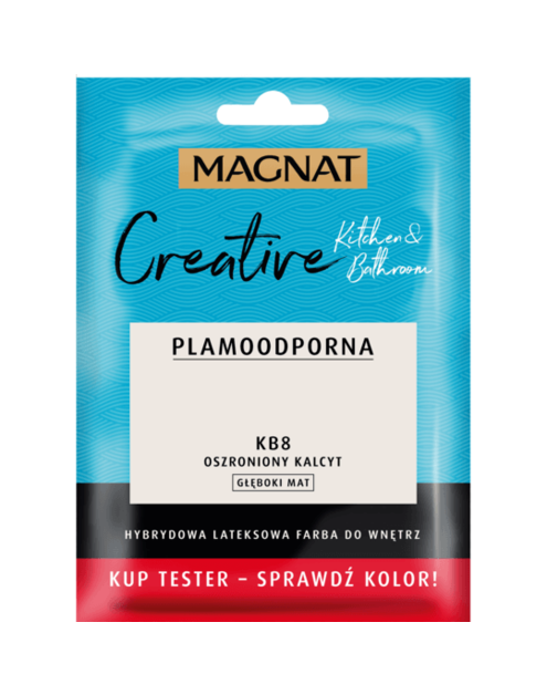 Zdjęcie: Tester farba lateksowa Creative Kitchem&Bathroom oszroniony kalcyt 30 ml MAGNAT