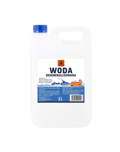 Zdjęcie: Woda demineralizowana 5 L DRAGON