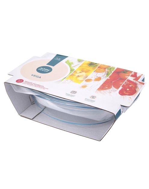 Zdjęcie: Naczynie żaroodporne Vega owalne z pokrywką 2500 ml 33,2x20,1x11,5 cm ALTOM DESIGN